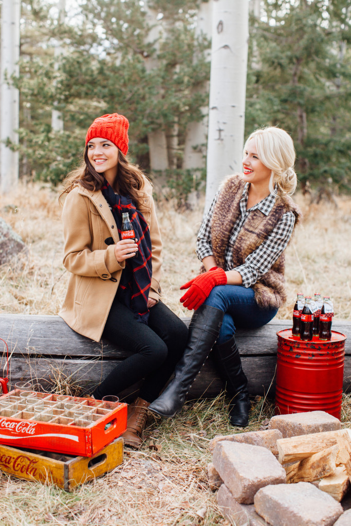 Entertaining with Coca-Cola, fireside camp styled by The TomKat Studio, photos by Ten22 Studio