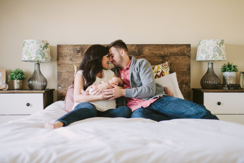 newborn lifestyle photography, family , modern nursery, geometic, newborn boy, gold navy aqua orange, gender neutral, ©ten22 studio