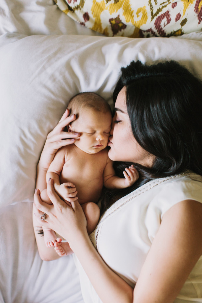 newborn lifestyle photography, family , modern nursery, geometic, newborn boy, gold navy aqua orange, gender neutral, ©ten22 studio