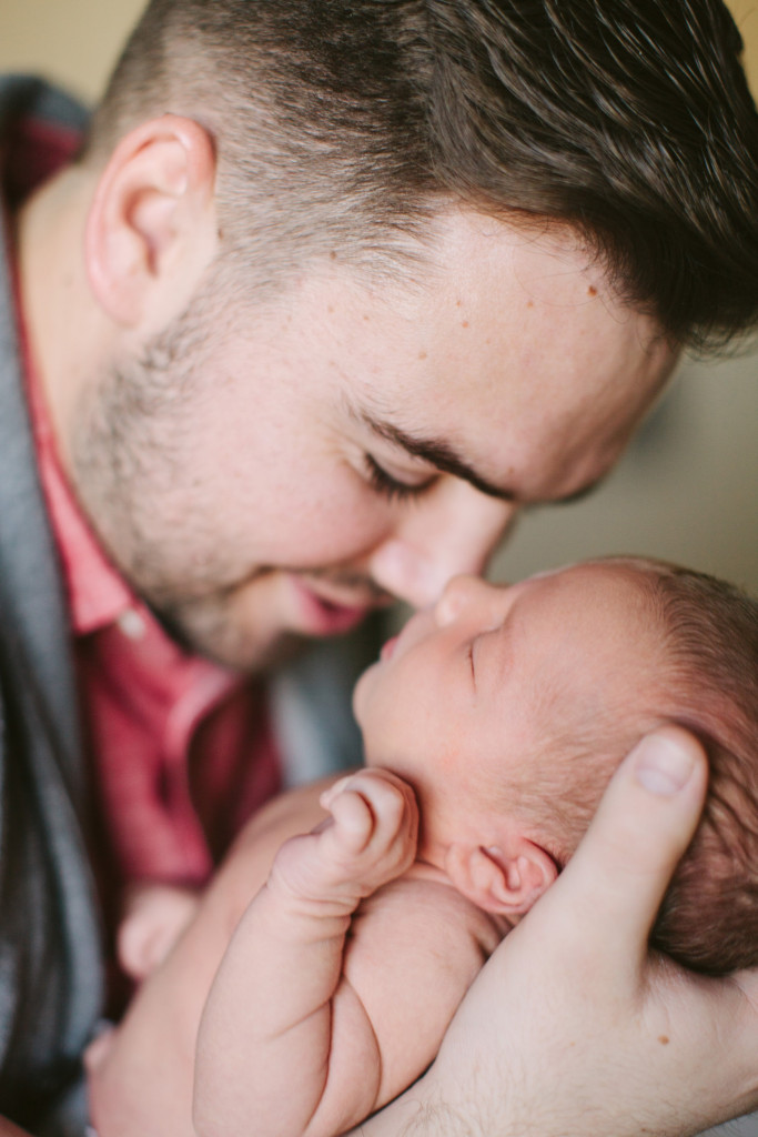 newborn lifestyle photography, family , modern nursery, geometic, newborn boy, gold navy aqua orange, gender neutral, ©ten22 studio