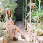 desert senior photos, Arizona, green house, succulents, ethereal