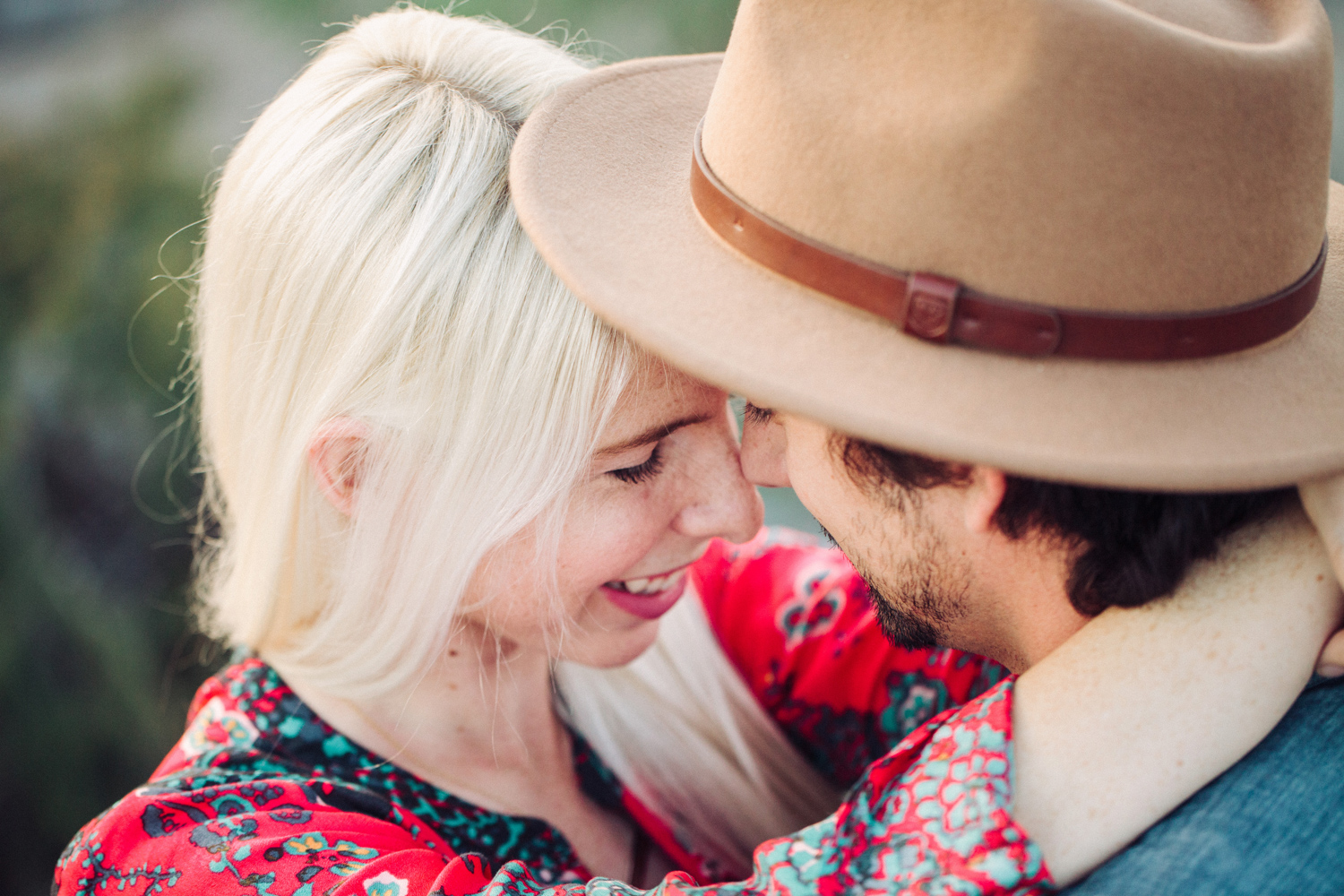 desert boho lifestyle engagement session