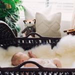 Boho Chic Newborn Family Home Photography